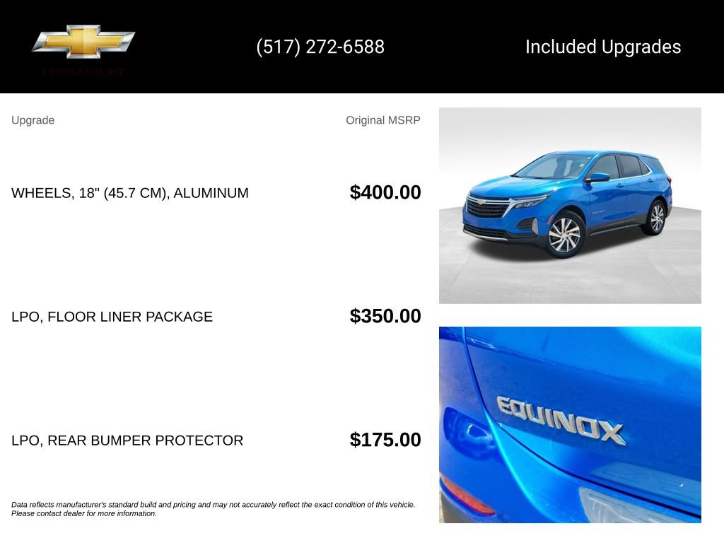 Used 2024 Chevrolet Equinox LT w/ LPO, Floor Liner Package FWD image 15
