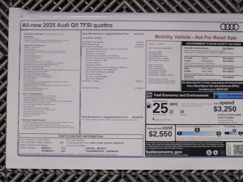 Used 2025 Audi Q5 Premium Plus w/ Premium Plus image 10