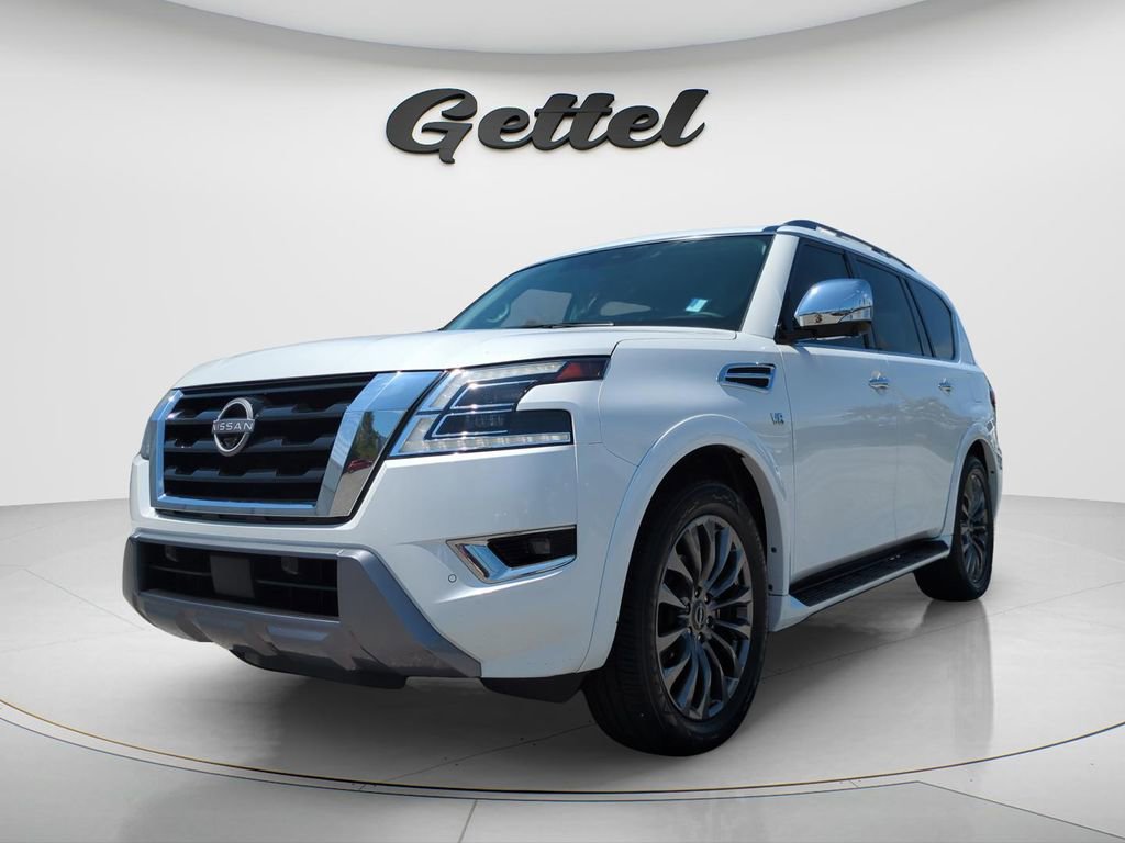 Used 2022 Nissan Armada Platinum w/ Captain's Chairs Package RWD image 1