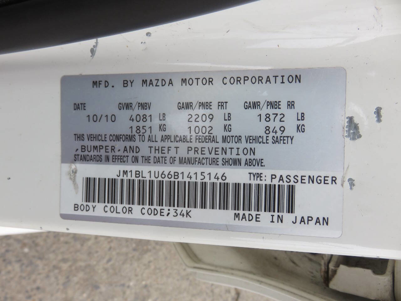 Used 2011 MAZDA MAZDA3 s Sport w/ Tech Pkg FWD image 34