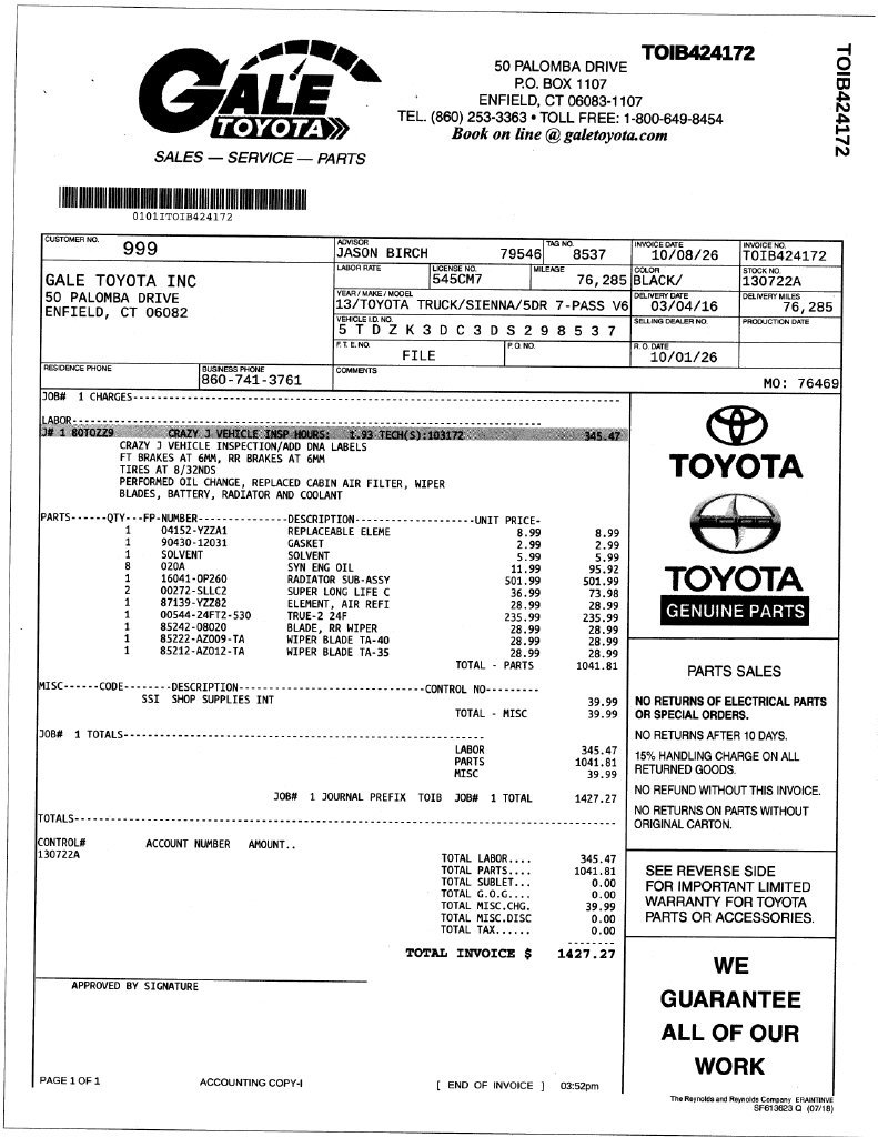 Used 2013 Toyota Sienna L FWD image 12
