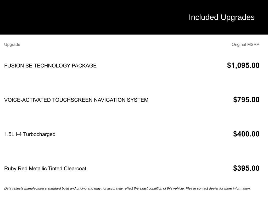 Used 2018 Ford Fusion SE w/ Fusion SE Technology Package image 2