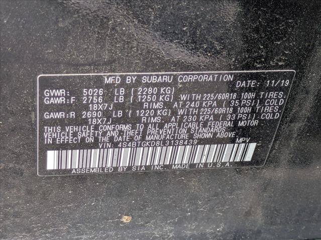 Used 2020 Subaru Outback Onyx Edition XT w/ Popular Package #2 AWD/4WD image 16