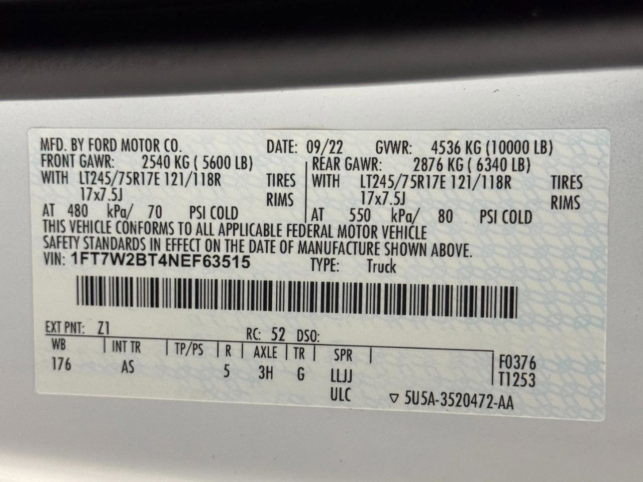 Used 2022 Ford F250 XL w/ Power Equipment Group AWD/4WD image 59