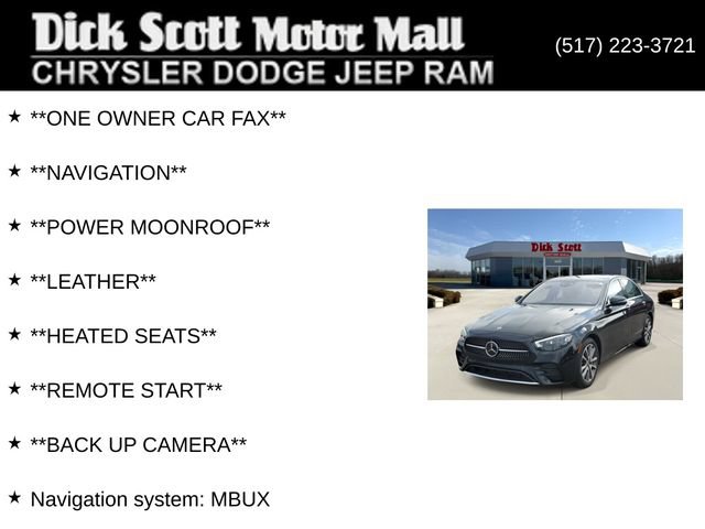 Used 2021 Mercedes-Benz E 450 4MATIC Sedan image 8