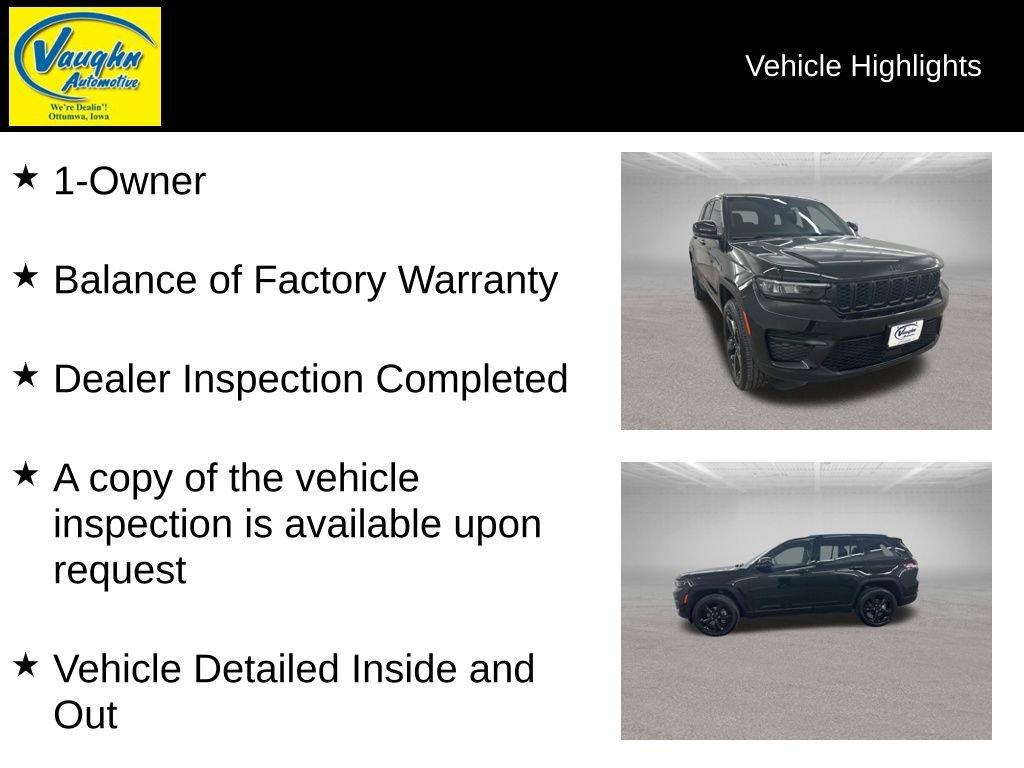 Used 2024 Jeep Grand Cherokee Altitude AWD/4WD image 2