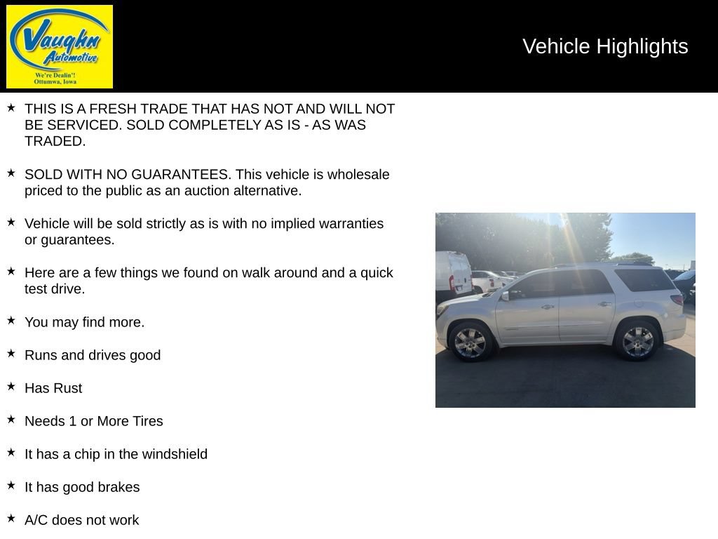 Used 2015 GMC Acadia Denali AWD/4WD image 2