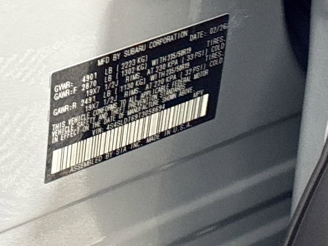 New 2026 Subaru Forester Touring image 34