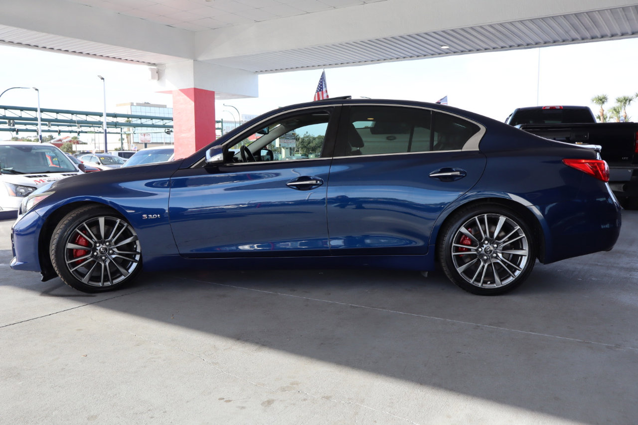 Used 2017 INFINITI Q50 Red Sport 400 image 8