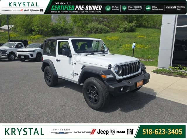 Certified 2025 Jeep Wrangler Sport