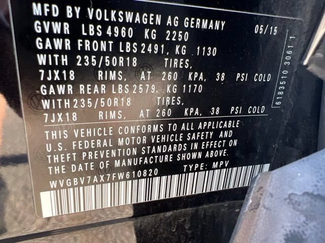 Used 2015 Volkswagen Tiguan SE AWD/4WD image 27