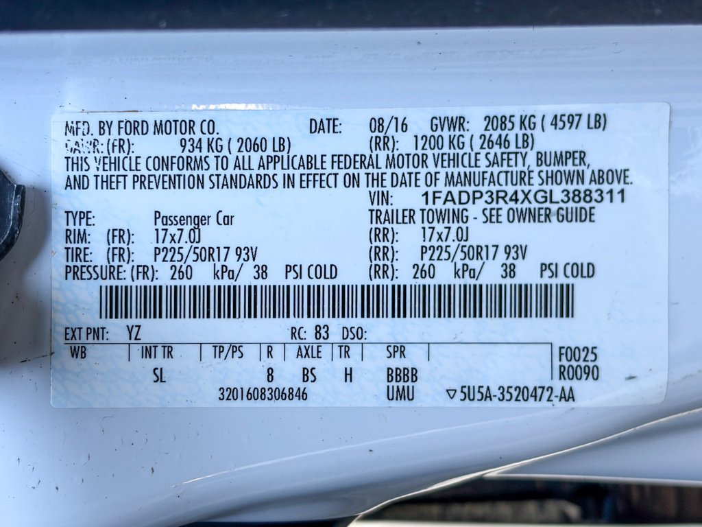 Used 2016 Ford Focus Electric Hatchback image 27