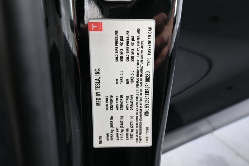 Used 2018 Tesla Model 3 Long Range AWD/4WD image 46
