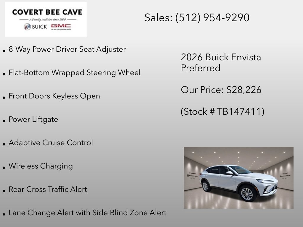 New 2026 Buick Envista Preferred w/ Convenience I Package FWD image 18