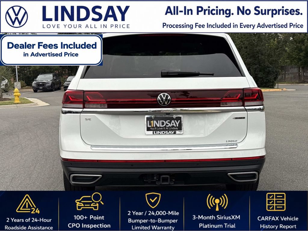 Used 2024 Volkswagen Atlas SE w/ Panoramic Sunroof Package AWD/4WD image 4