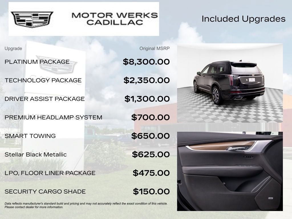Certified 2025 Cadillac XT6 Sport w/ Platinum Package AWD/4WD image 8