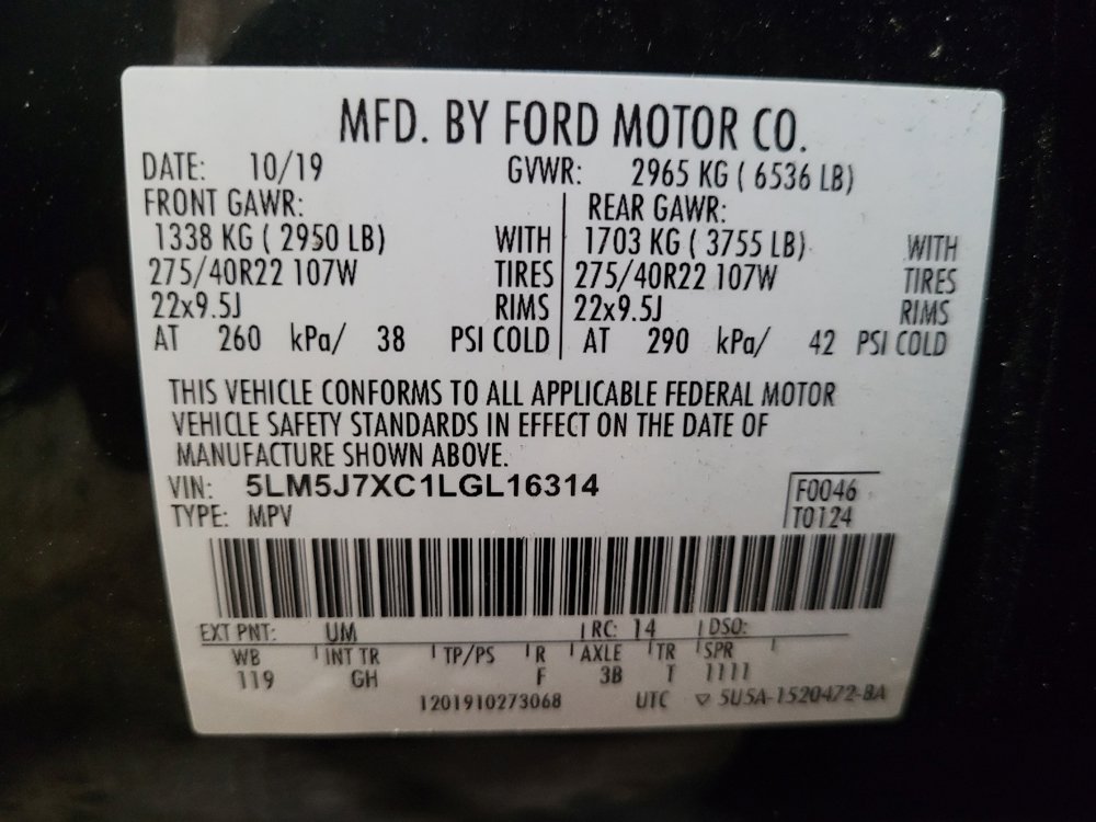 Used 2020 Lincoln Aviator Reserve w/ Equipment Group 202A AWD/4WD image 33