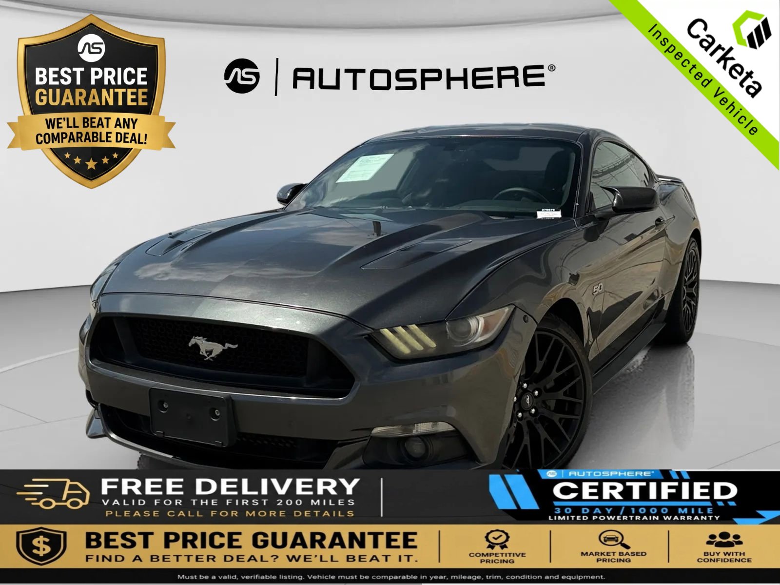 Used 2017 Ford Mustang GT w/ Black Accent Package RWD image 1