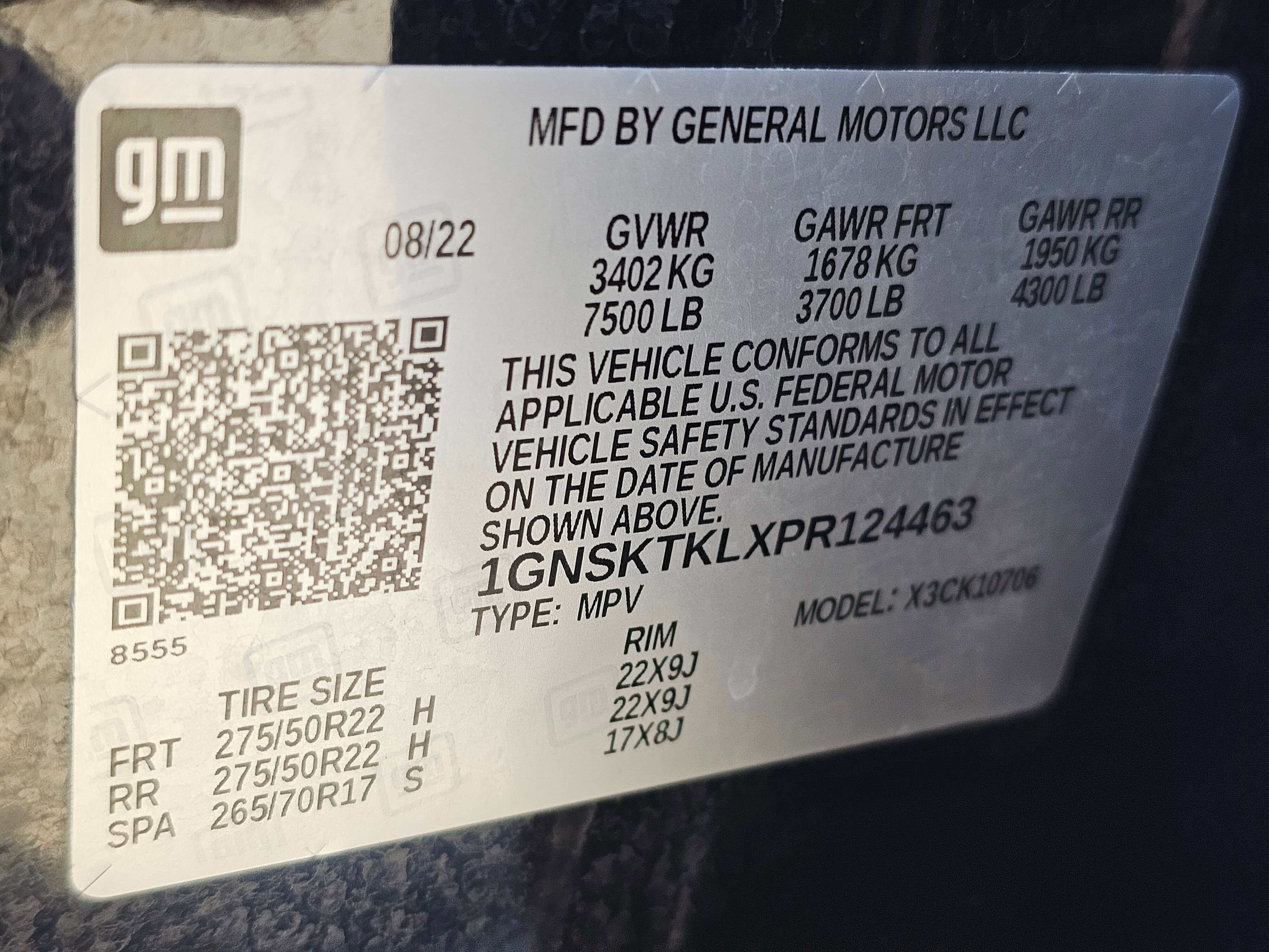 Used 2023 Chevrolet Tahoe High Country w/ Premium Package 2 image 63