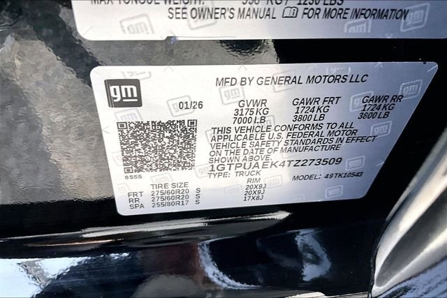 New 2026 GMC Sierra 1500 Pro w/ Graphite Edition AWD/4WD image 13