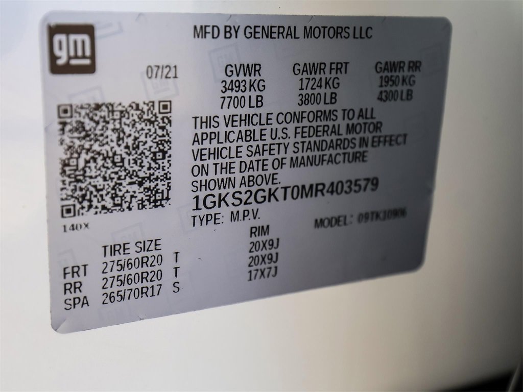 Used 2021 GMC Yukon XL SLT w/ SLT Premium Package image 43