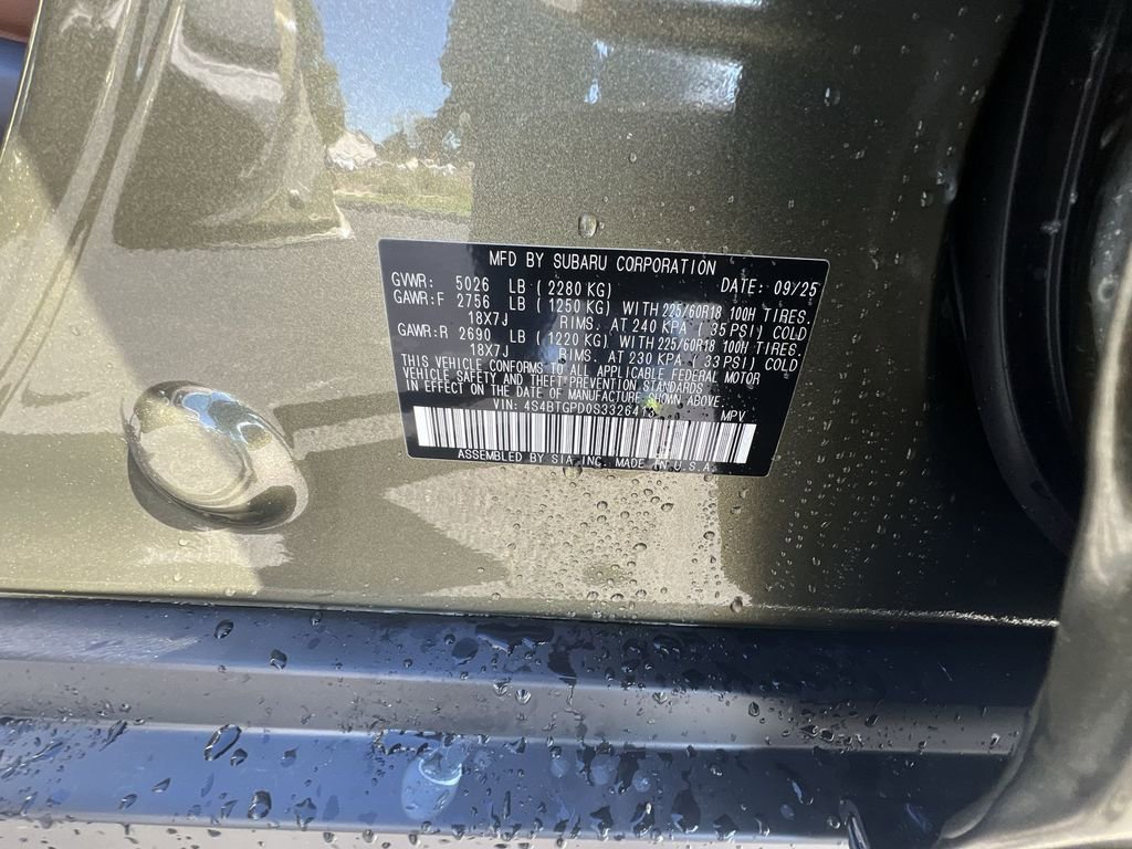 New 2025 Subaru Outback Touring XT image 35