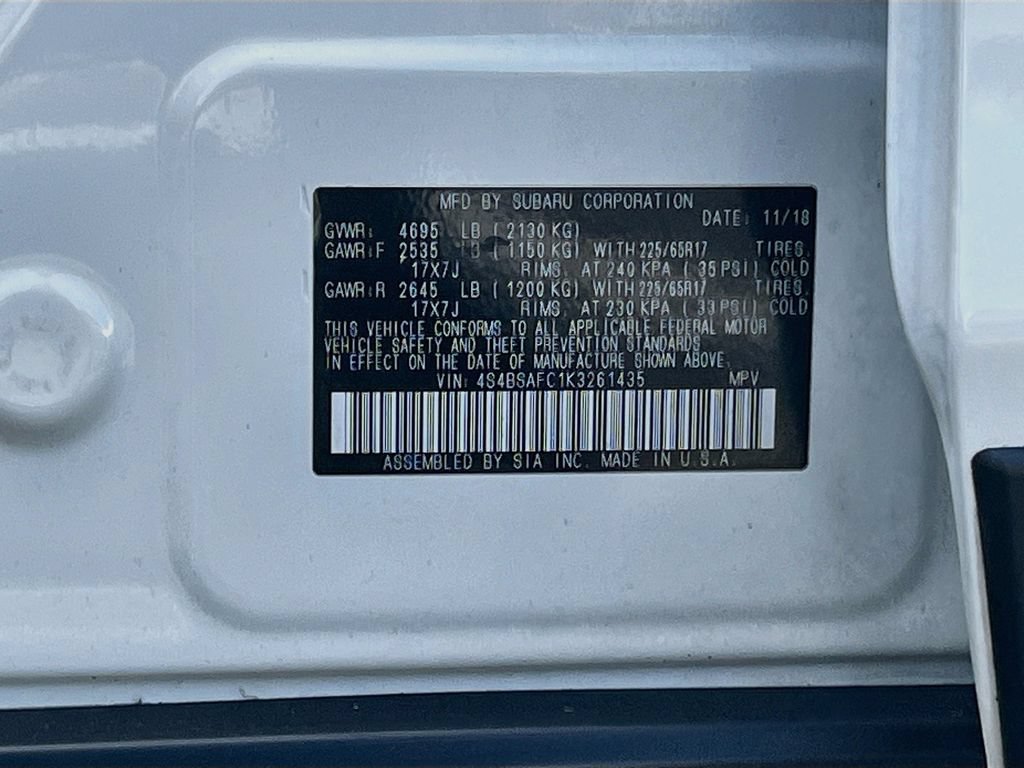 Used 2019 Subaru Outback 2.5i Premium AWD/4WD image 29