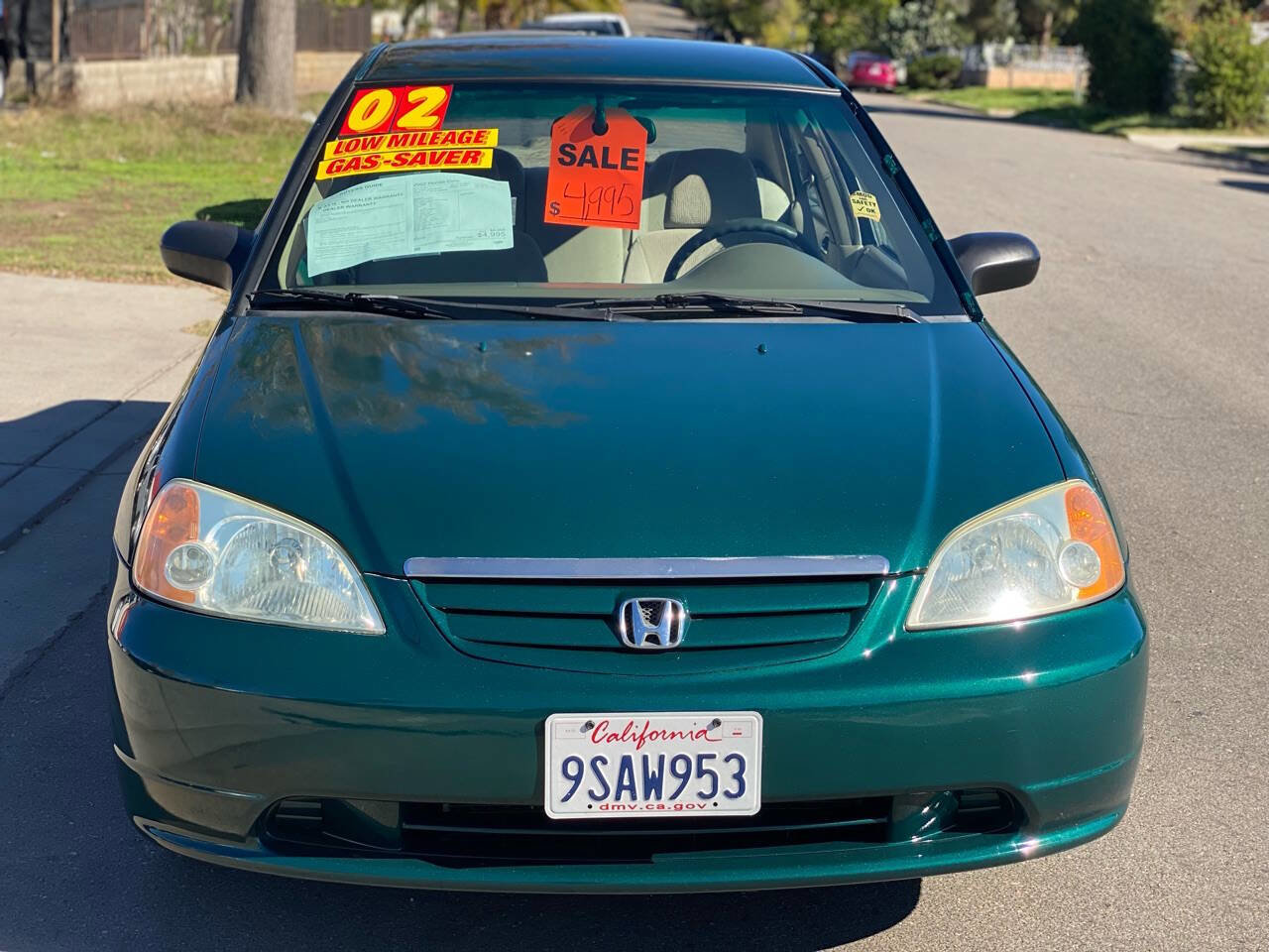 Used 2002 Honda Civic LX