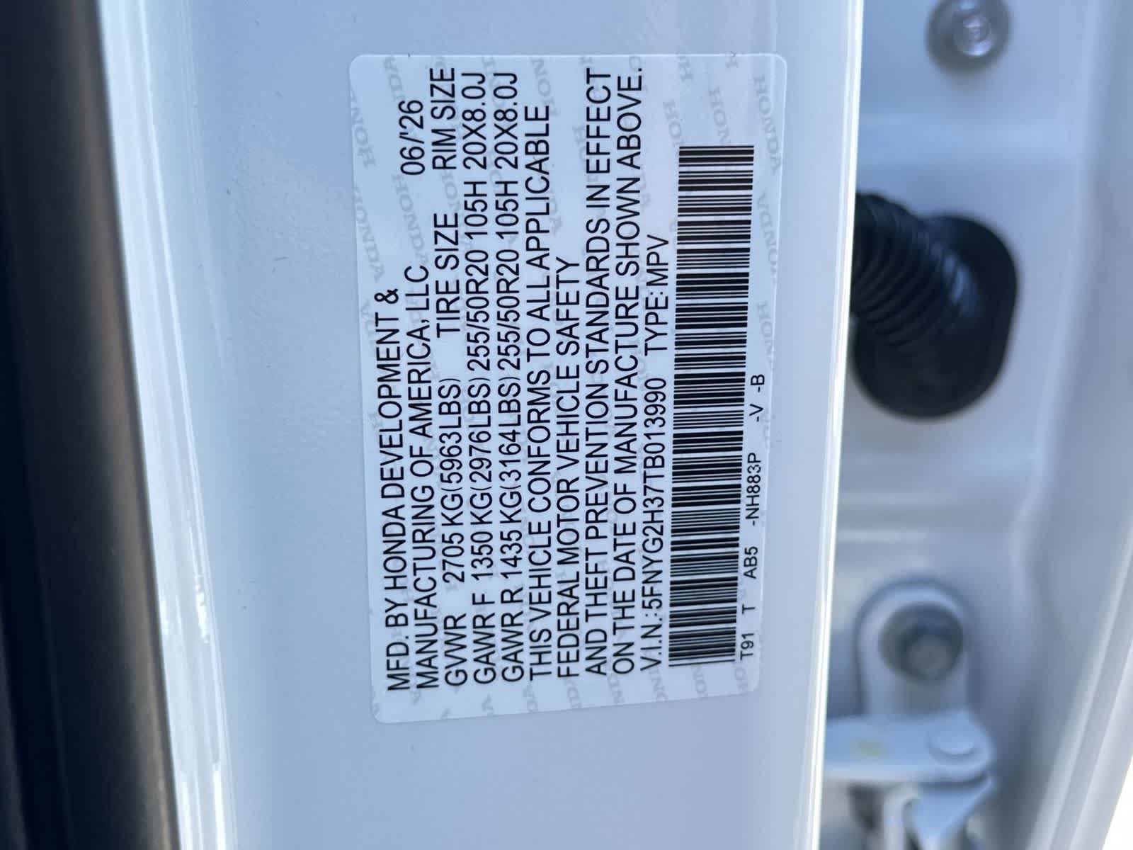 New 2026 Honda Pilot Sport image 25