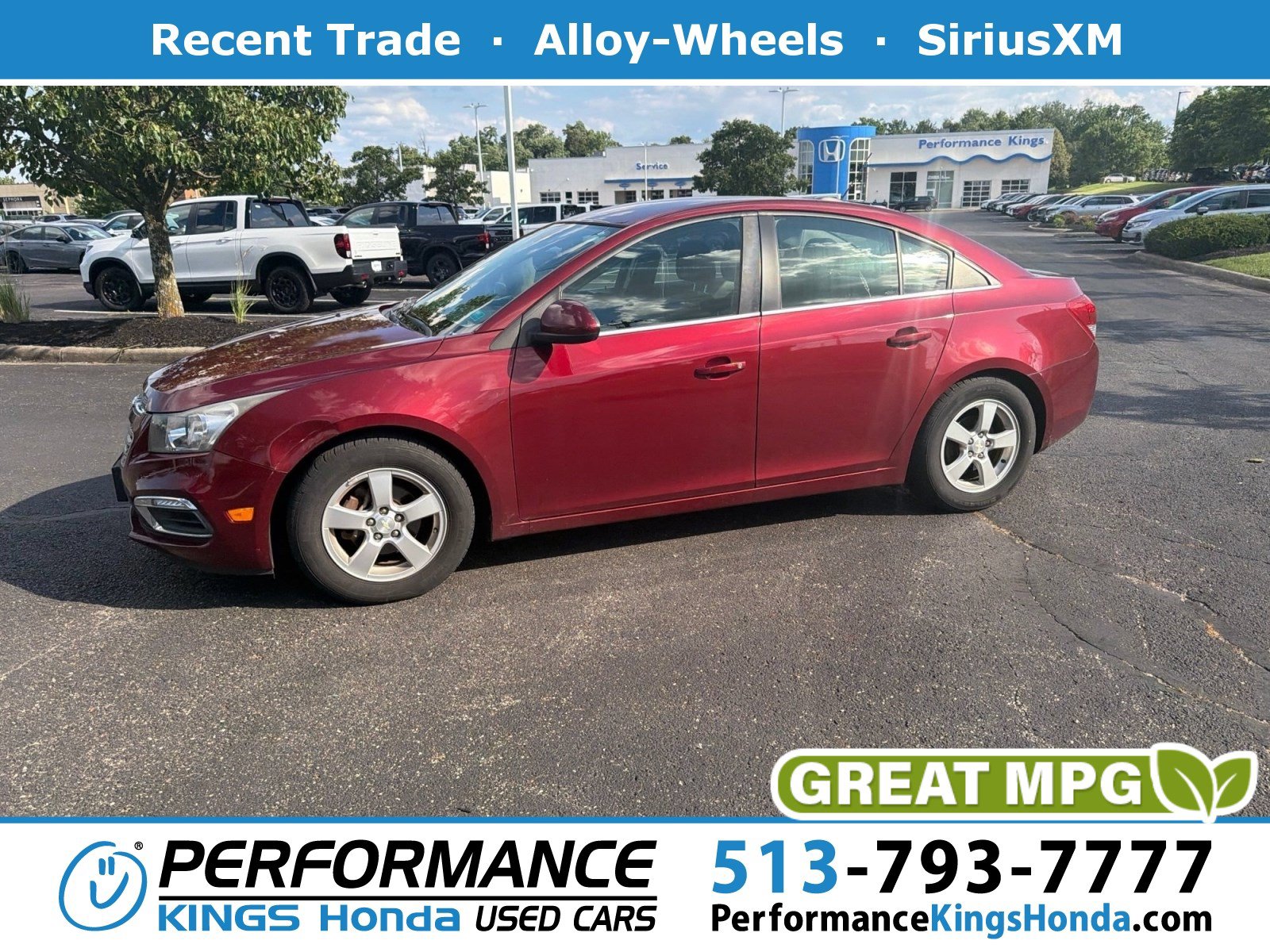 Used 2015 Chevrolet Cruze LT