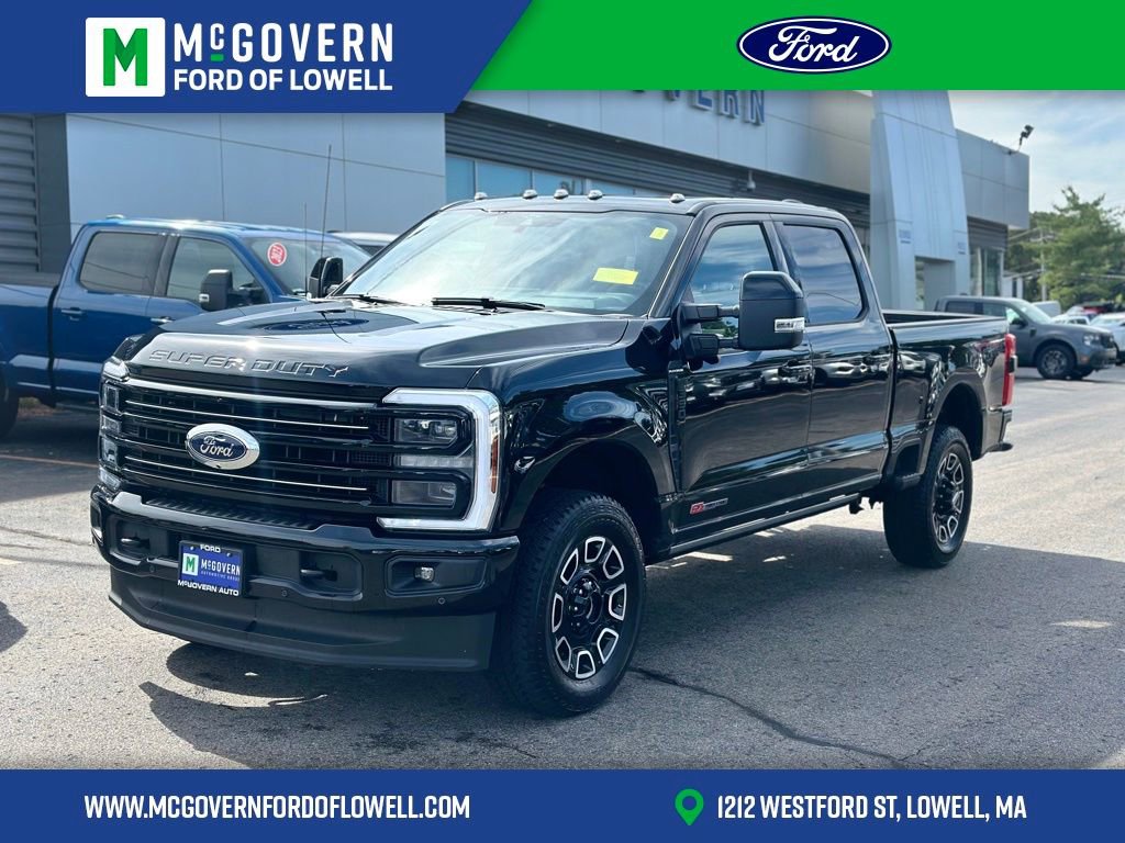 New 2025 Ford F350 Platinum w/ Snow Plow Prep Package