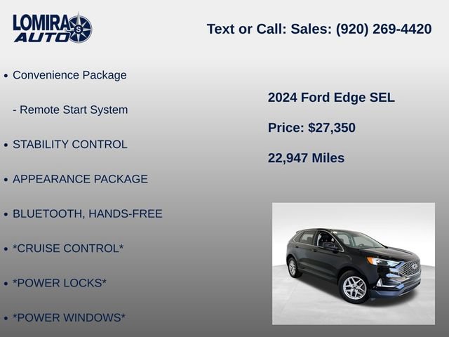Used 2024 Ford Edge SEL w/ Convenience Package AWD/4WD image 14