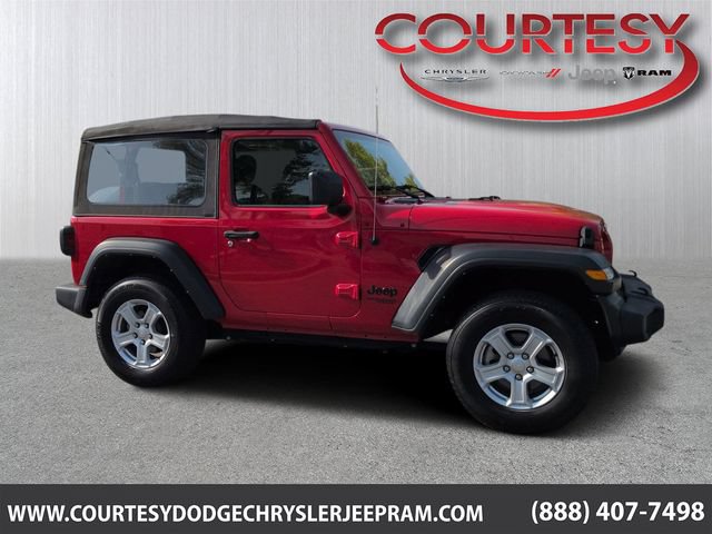 Certified 2021 Jeep Wrangler Sport