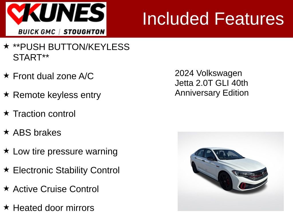 Used 2024 Volkswagen Jetta GLI 40th Anniversary Edition image 3