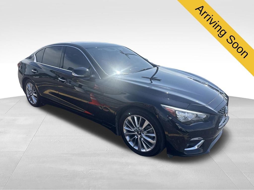 Used 2021 INFINITI Q50 Luxe w/ Cargo Package AWD/4WD image 1