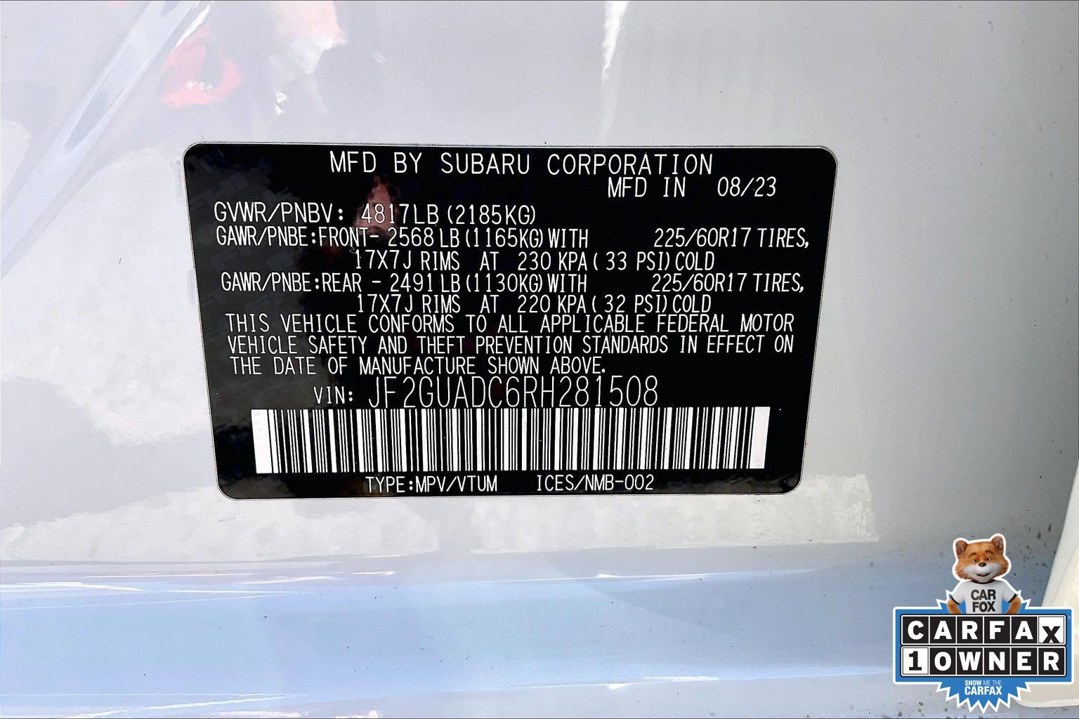 Certified 2024 Subaru Crosstrek 2.0i Premium AWD/4WD image 33