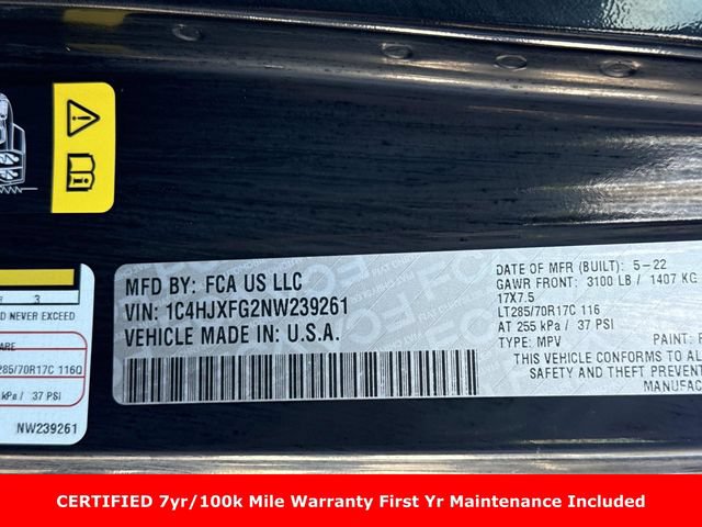 Used 2022 Jeep Wrangler Unlimited Rubicon w/ LED Lighting Group AWD/4WD image 31
