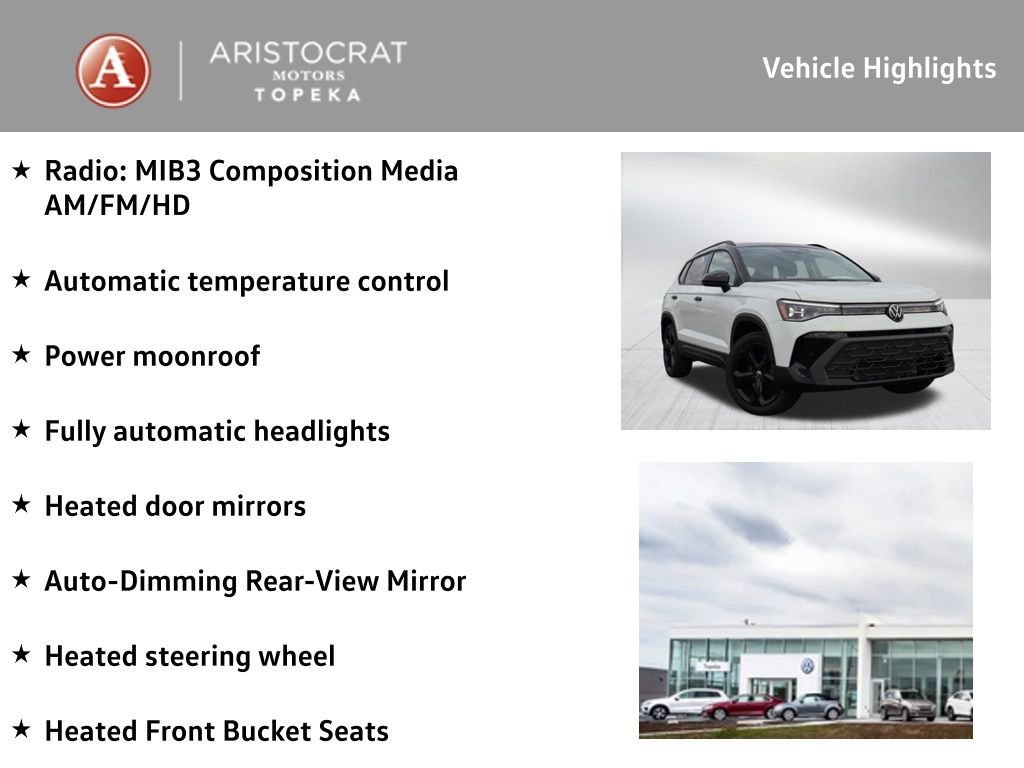 New 2026 Volkswagen Taos SE AWD/4WD image 2