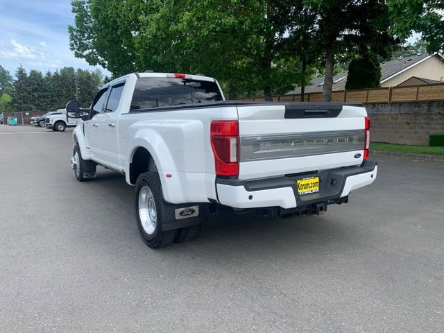 Used 2020 Ford F450 Platinum w/ Camper Package AWD/4WD image 3