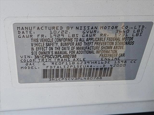 Used 2023 Nissan Kicks SV FWD image 8