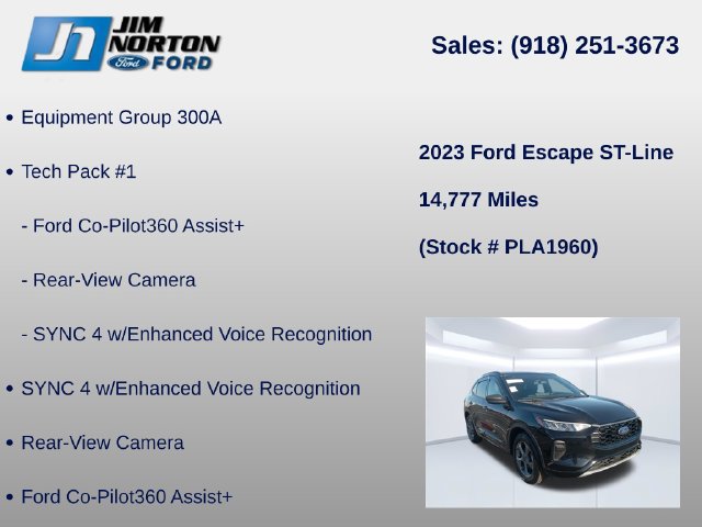 Used 2023 Ford Escape ST-Line w/ Tech Pack #1 AWD/4WD image 8