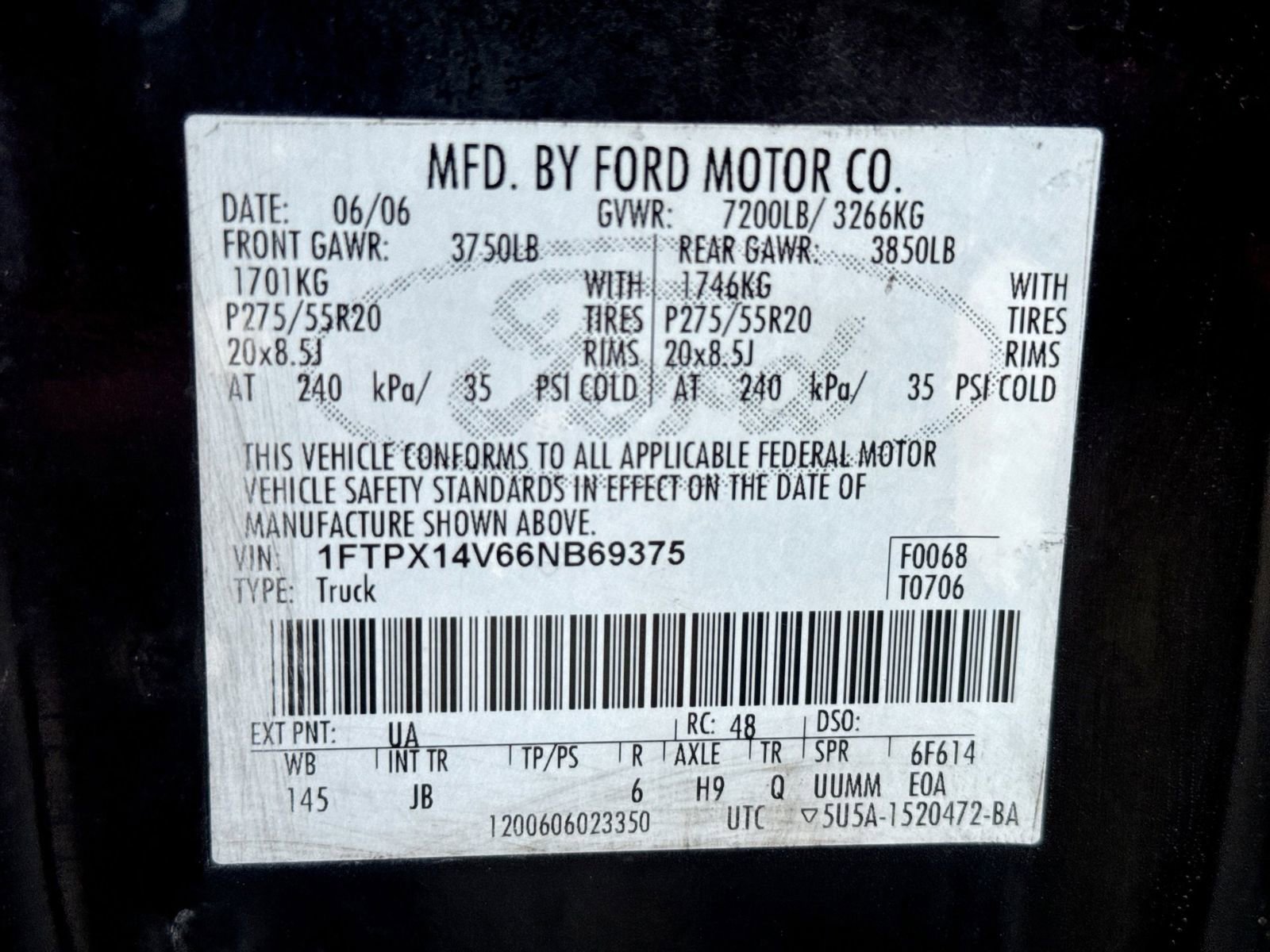 Used 2006 Ford F150 FX4 AWD/4WD image 16