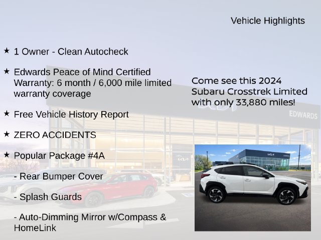Used 2024 Subaru Crosstrek 2.5i Limited w/ Popular Package #4A AWD/4WD image 11