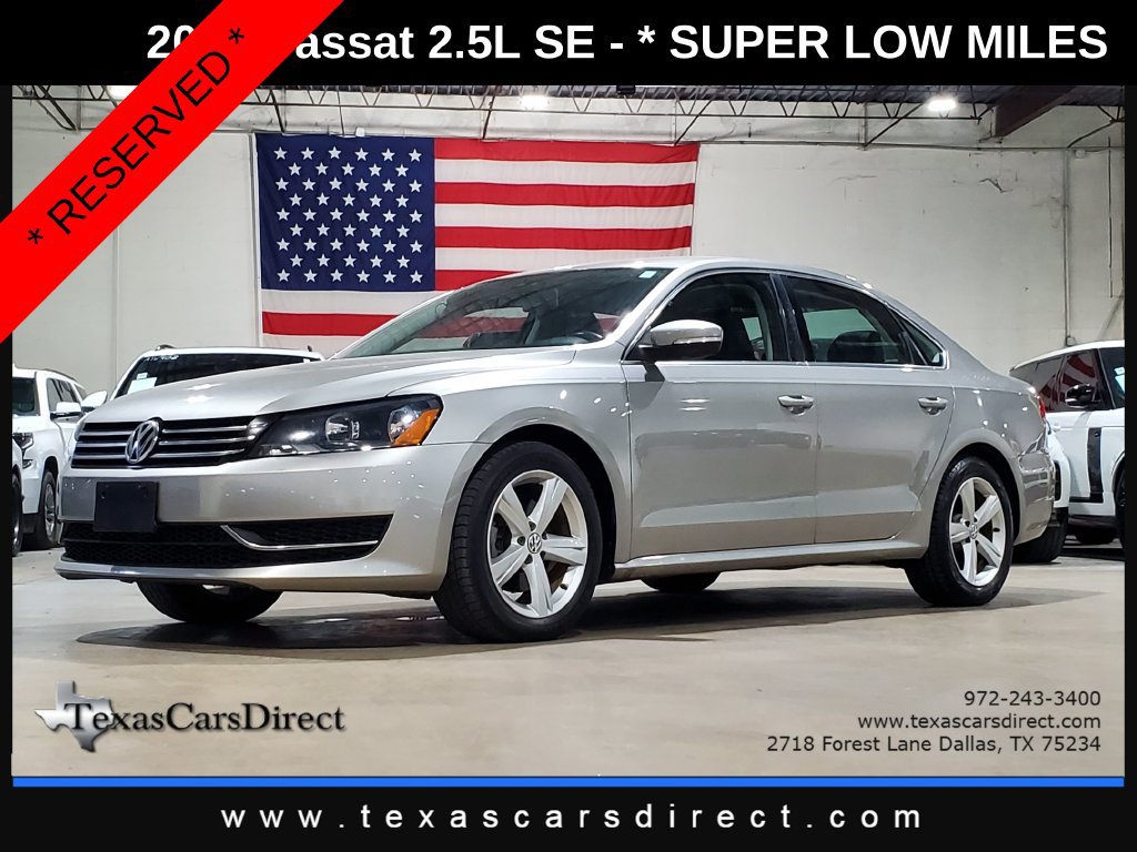 Used 2012 Volkswagen Passat 2.5 SE FWD 360° Tour