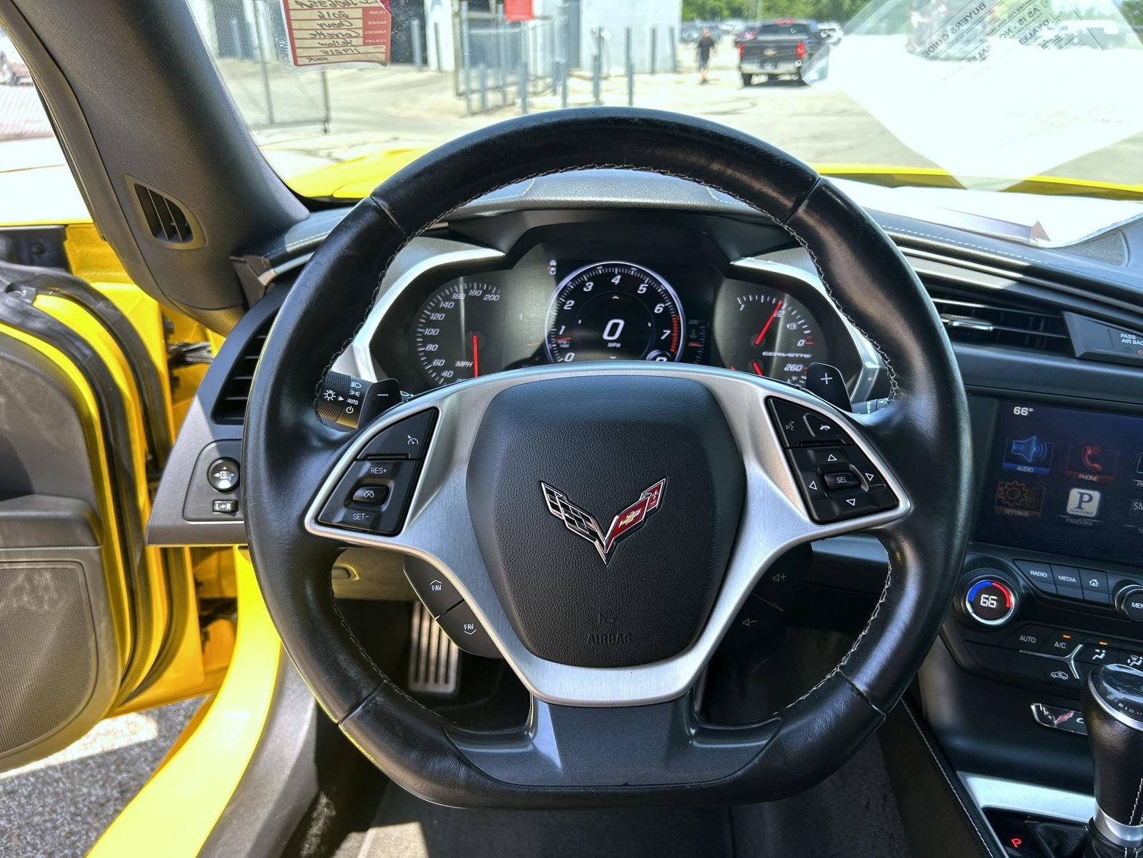 Certified 2016 Chevrolet Corvette Stingray Coupe w/ Carbon Flash Badge Package RWD image 12