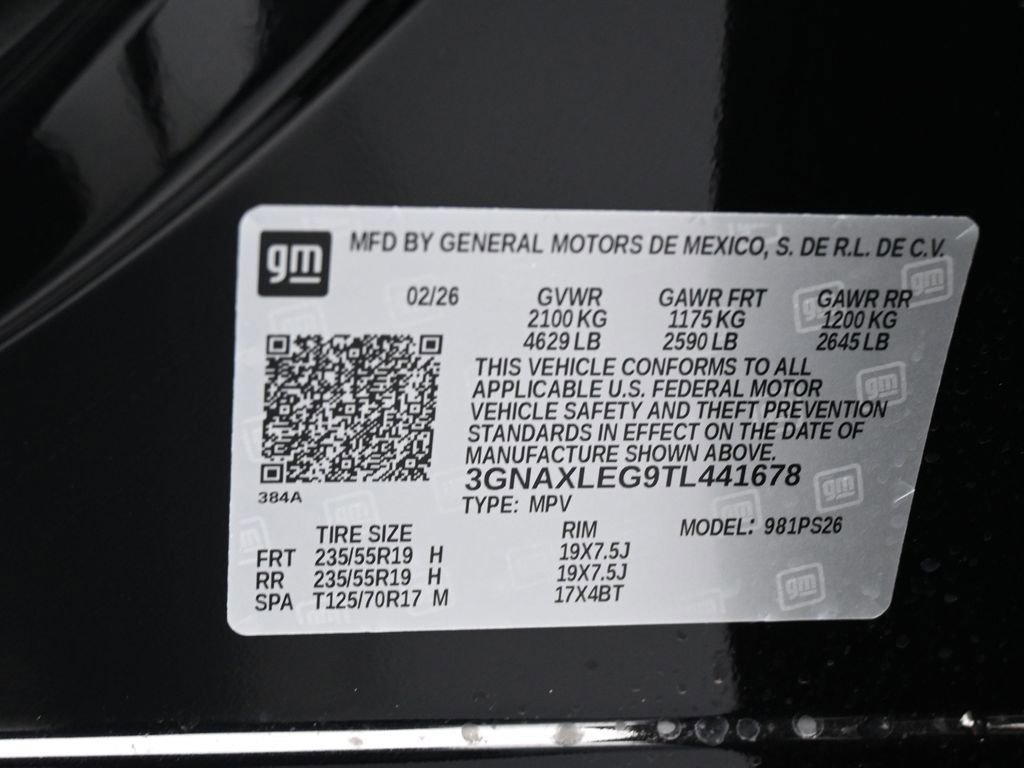 New 2026 Chevrolet Equinox RS FWD image 27