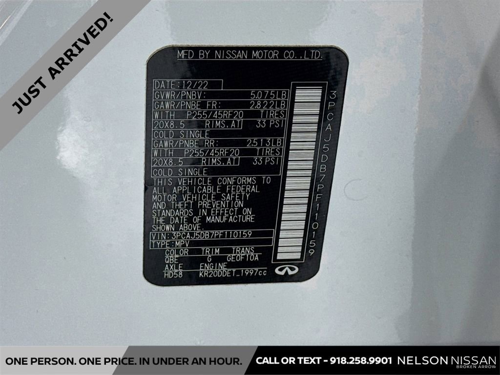 Used 2023 INFINITI QX50 Autograph AWD/4WD image 34