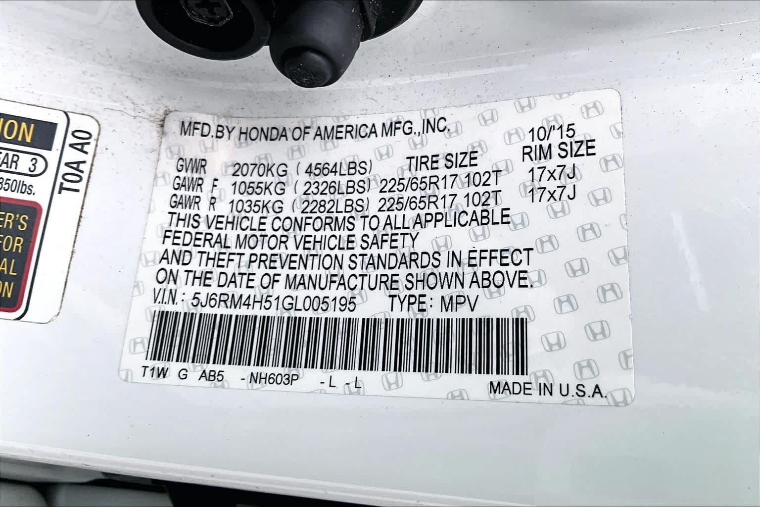 Used 2016 Honda CR-V EX image 35