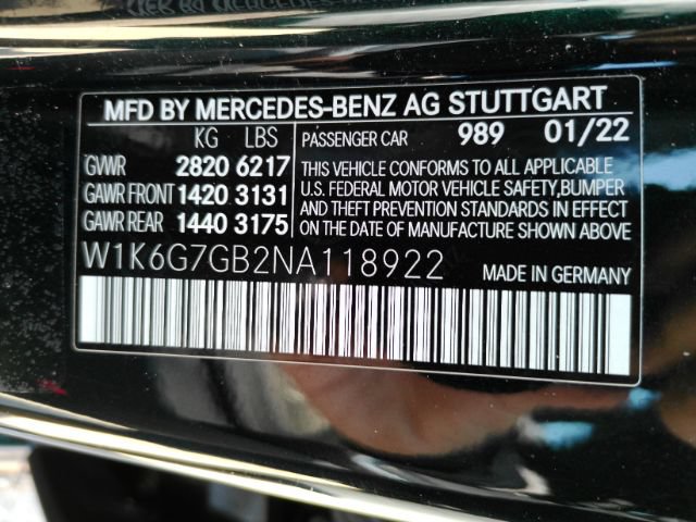 Used 2022 Mercedes-Benz S 580 4MATIC Sedan image 60