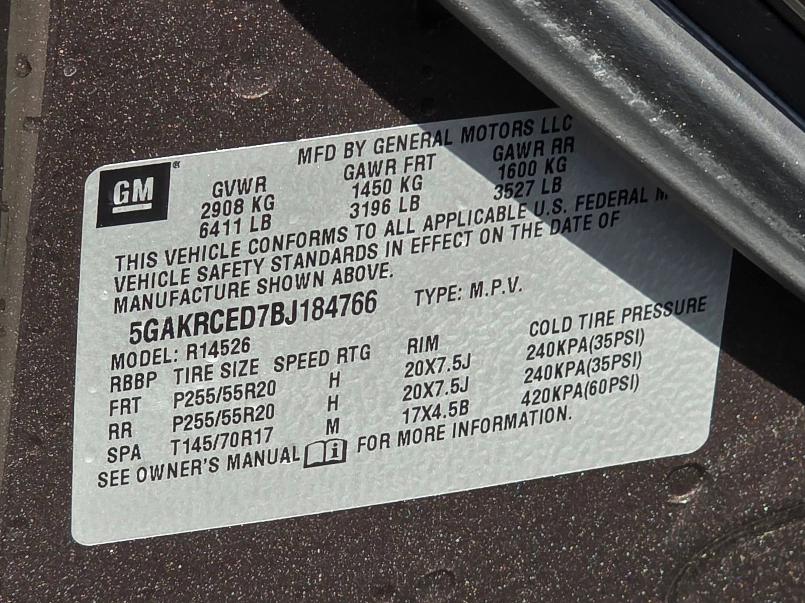 Used 2011 Buick Enclave CXL image 20